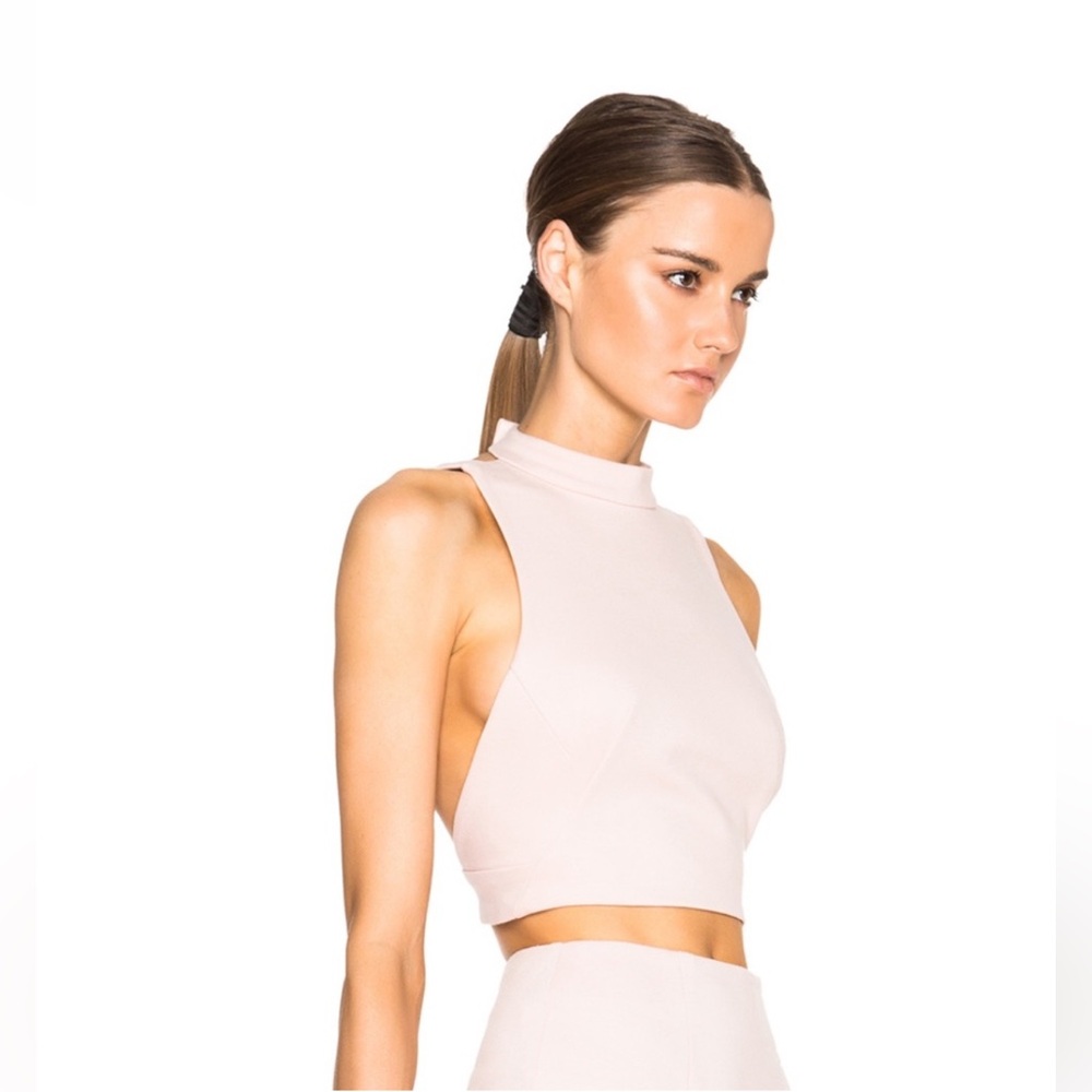 NICHOLAS Pale Pink Crop Top